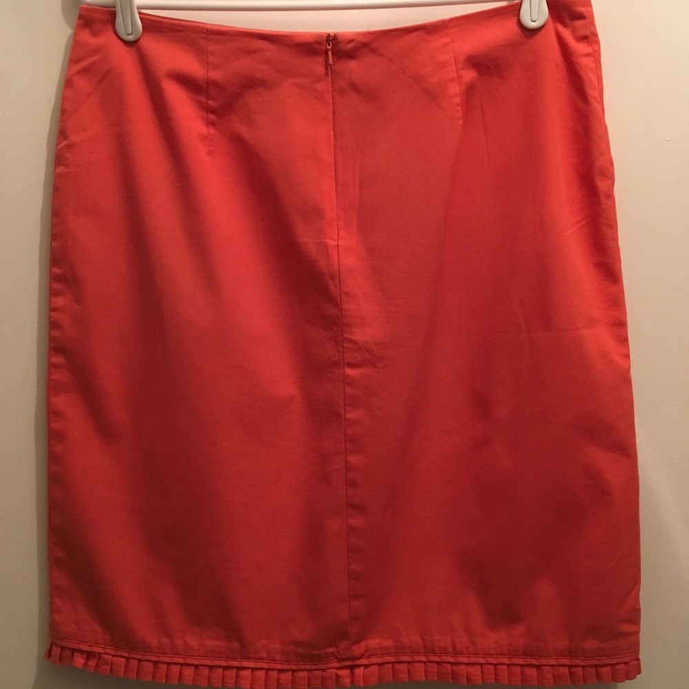 GRACE ESSENTIALS RUFFLE HEM LINED SKIRT - Picture 4 of 6